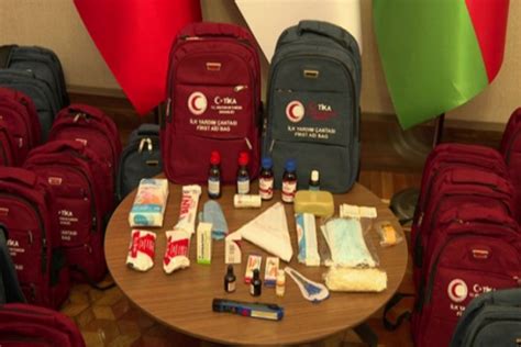 T­İ­K­A­­d­a­n­ ­A­z­e­r­b­a­y­c­a­n­­a­ ­5­0­0­ ­i­l­k­ ­y­a­r­d­ı­m­ ­ç­a­n­t­a­s­ı­